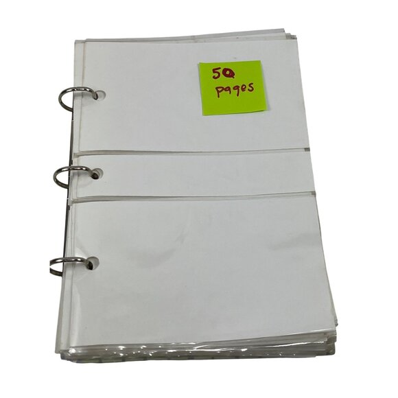 Handmade Artisans Studio Collection 50-Page 3-Ring Binder Decorative Floral Cove - Picture 4 of 7